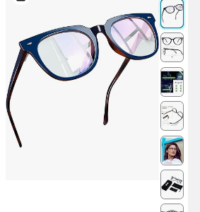 Joopin Horn Rimmed Blue Light
